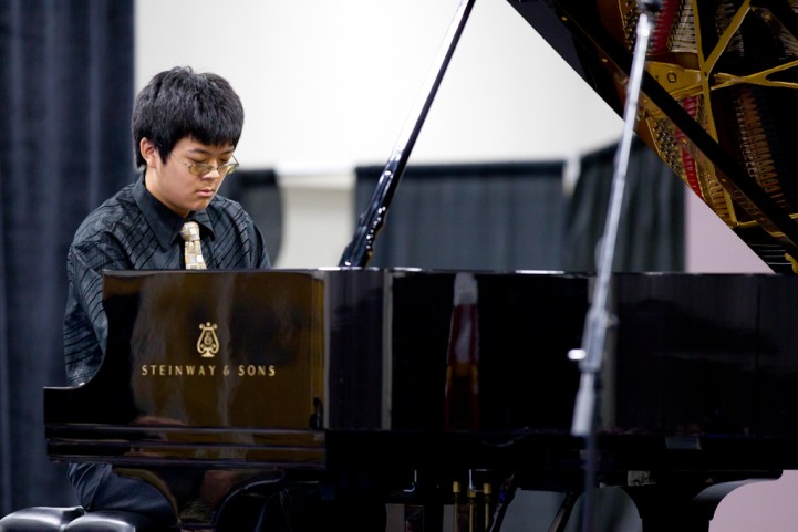 Student performing at MTAC 2011 Convention Piano Competition