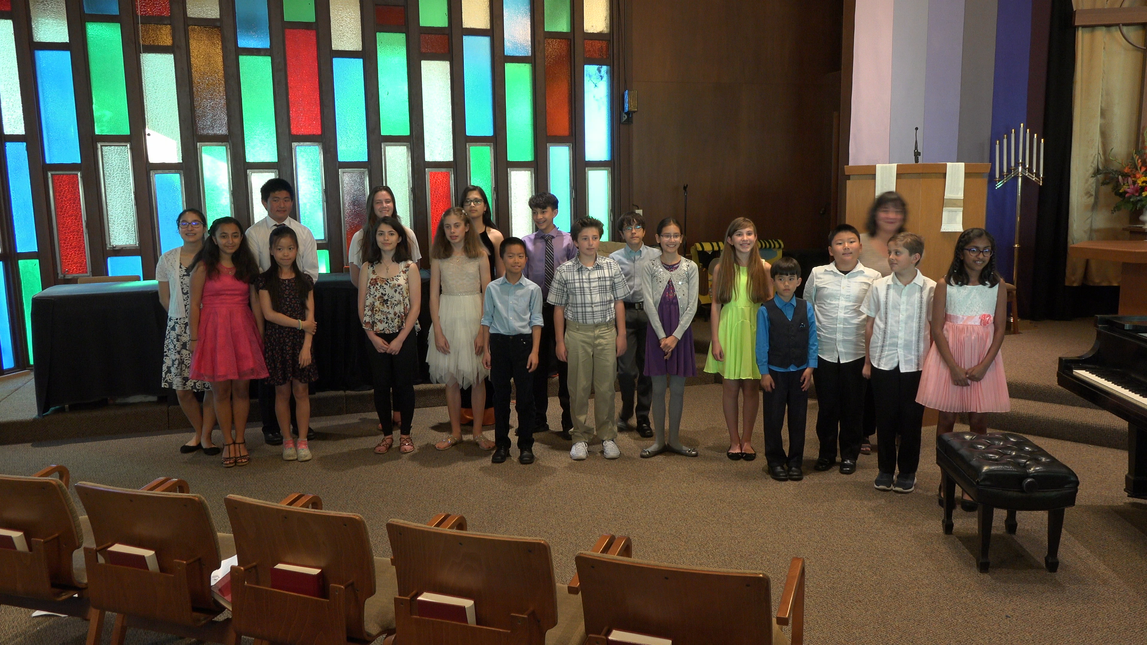 Piano recital with students